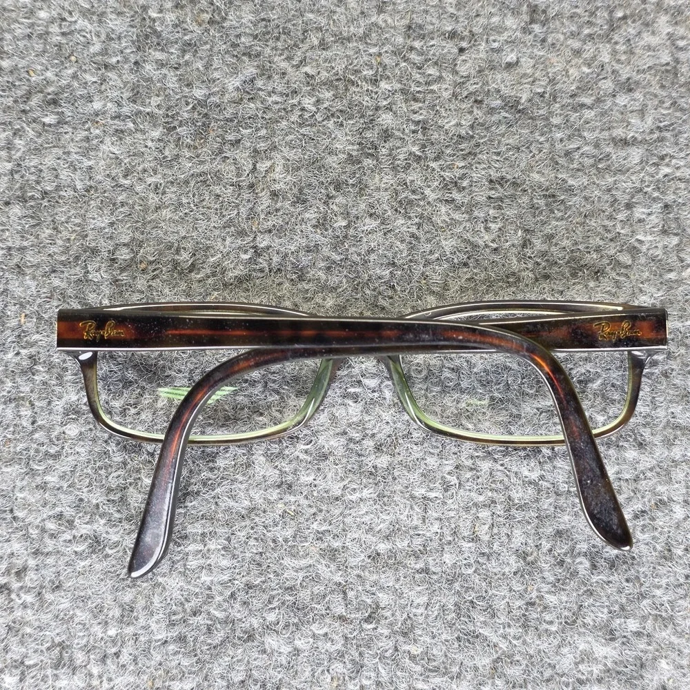 Ray Ban RB 5187 2445 Rectangle Tortoise Brown Eyeglasses Glasses Frame 52-16-140